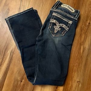 EUC Rock Revival MidRise Boot Sz 28